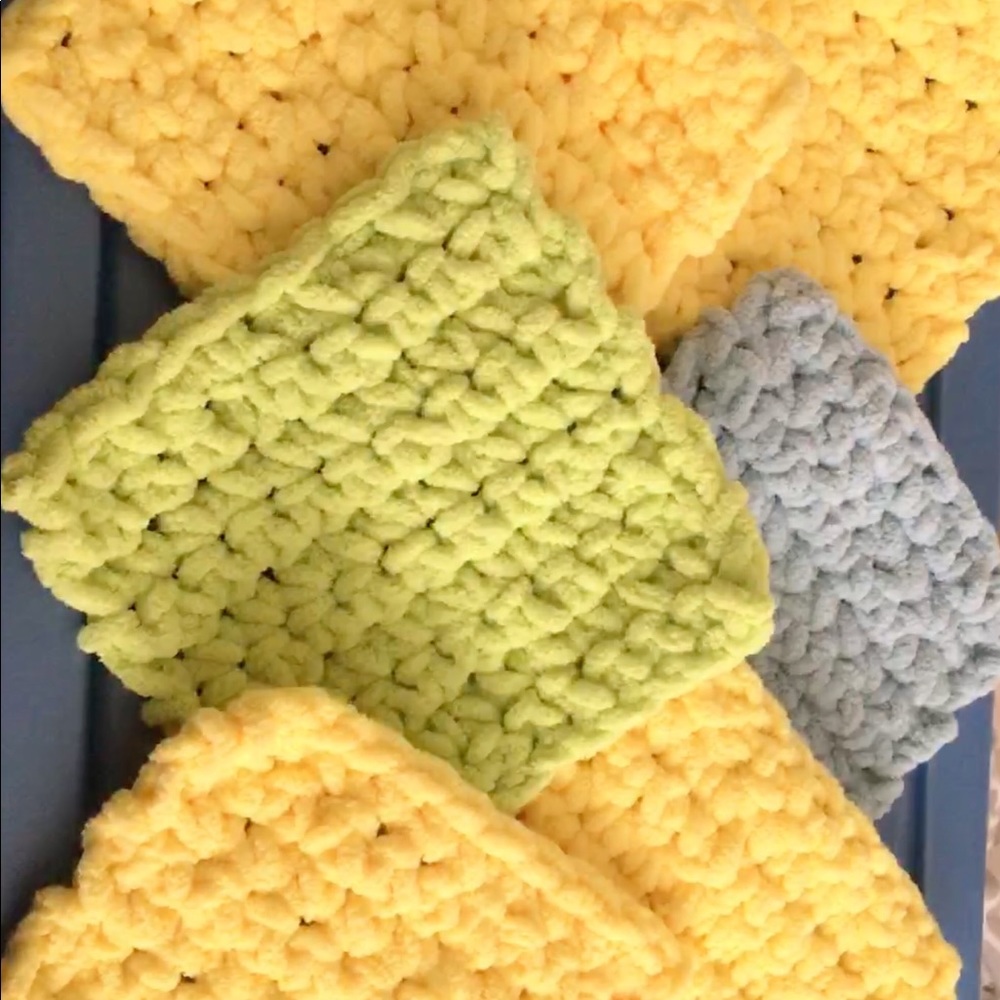 Crochet Kids washcloths